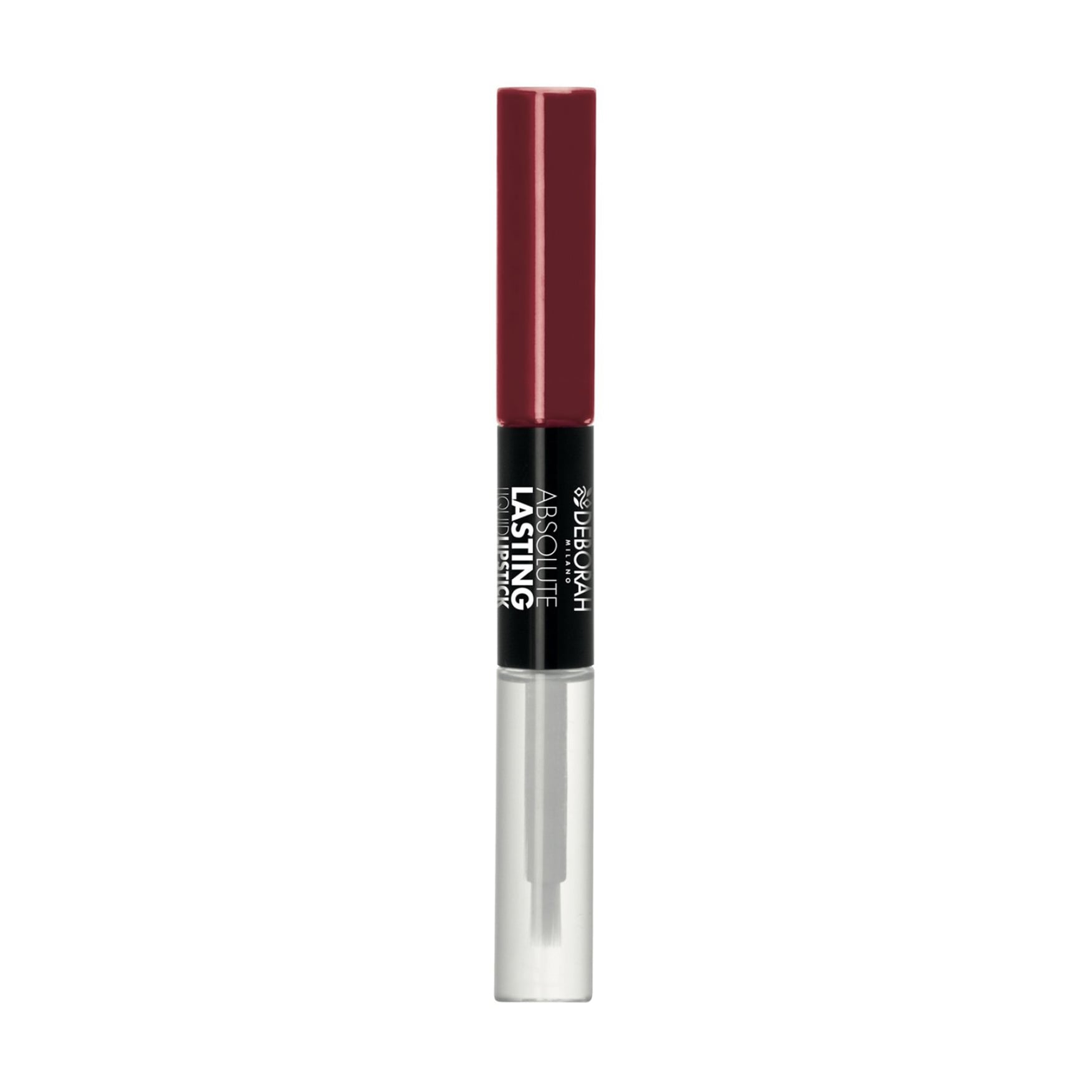 Рідка матова помада та блиск для губ 2 в 1 Deborah Absolute Lasting Liquid Lipstick, 08 Classic Red, 8 мл